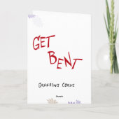 Kissing Frogs - Get Bent Greetings Kaart (Achterkant)