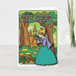 Kissing Frogs - Get Bent Greetings Kaart