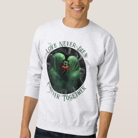 Kissing Ghosts Halloween Shirt (Voorkant)