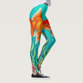 Kissing Goldfish fantasie Leggings (Rechts)