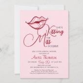 Kissing Goodbye Vrijgezellenfeest Kaart (Voorkant)