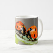 Kissing Ladybugs Koffiemok (Voorkant rechts)
