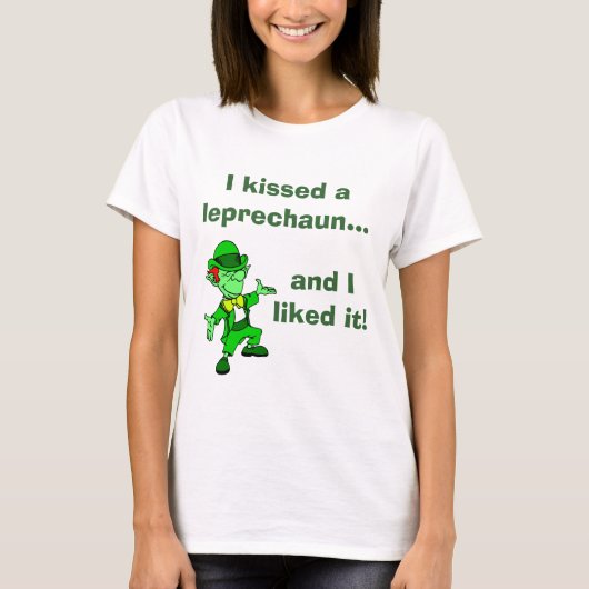 Kissing Leprechauns T-shirt (Voorkant)