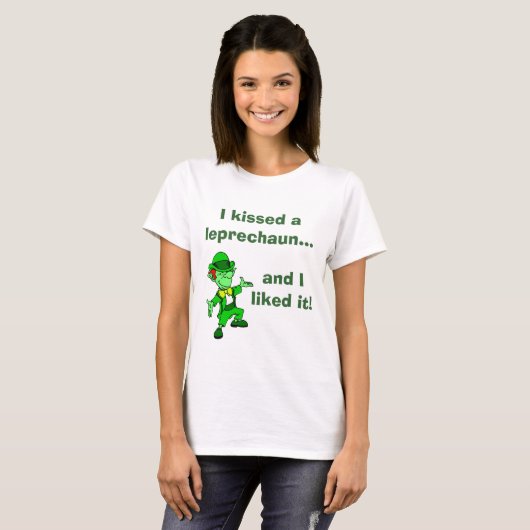 Kissing Leprechauns T-shirt (Voorkant volledig)