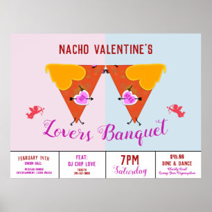 Kissing Nacho Valentijnse Event AD Poster