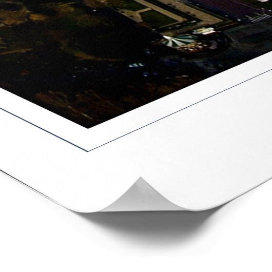 Kissing Paris Poster (Hoek)