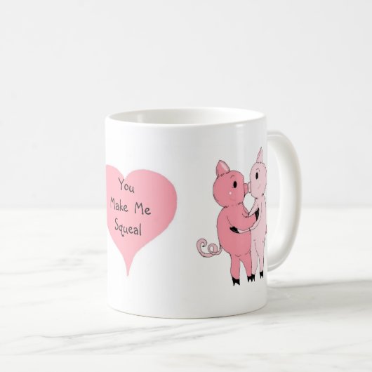 Kissing Piggys Koffiemok (Voorkant rechts)