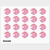 Kissing Piggys Ronde Sticker (Vel)