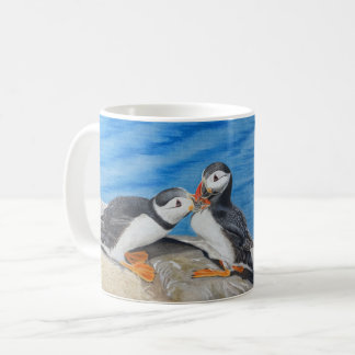 Kissing Puffins Koffiemok