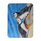 Kissing Puffins Magneet (Verticaal)