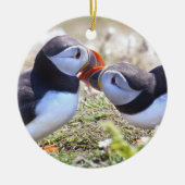 Kissing Puffins Ornament (Voorkant)