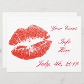 Kissing Red lips Thunder_Cove (Voorkant / Achterkant)