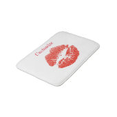 Kissing Red lips Thunder_Cove Badmat (Gekanteld)
