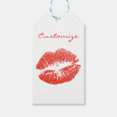 Kissing Red lips Thunder_Cove Cadeaulabel (Voorkant)