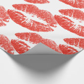 Kissing Red lips Thunder_Cove Cadeaupapier (Hoek)