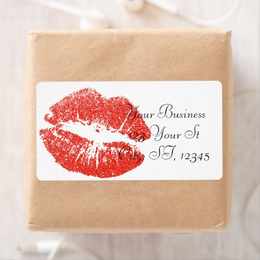 Kissing Red lips Thunder_Cove Etiket (Insitu)