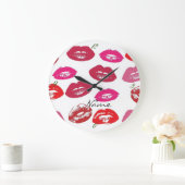 Kissing Red lips Thunder_Cove Grote Klok (Huis)