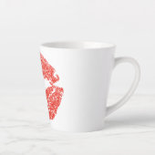 Kissing Red lips Thunder_Cove Latte Mok (Rechts)