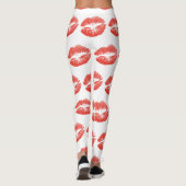 Kissing Red lips Thunder_Cove Leggings (Achterkant)