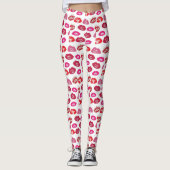 Kissing Red lips Thunder_Cove Leggings (Voorkant)