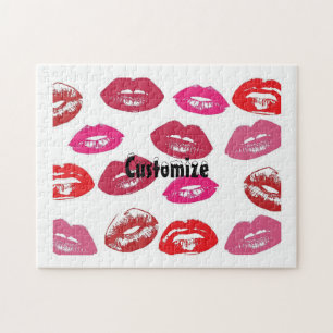 Kissing Red lips Thunder_Cove Legpuzzel