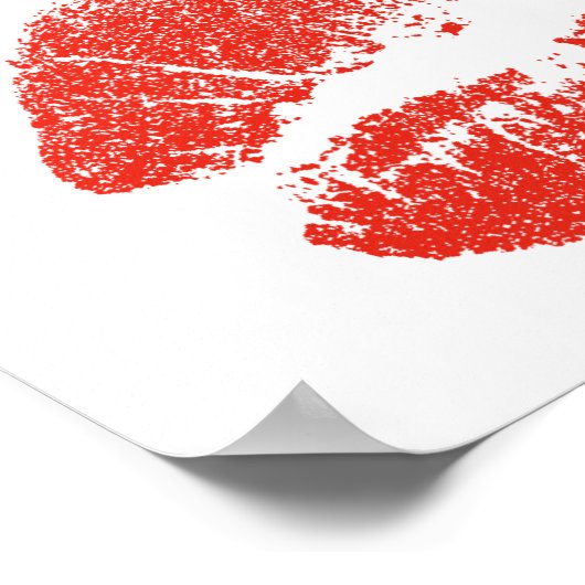 Kissing Red lips Thunder_Cove Poster (Hoek)