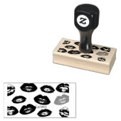 Kissing Red lips Thunder_Cove Rubberstempel (Gestempeld)