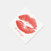 Kissing Red lips Thunder_Cove Servet (Hoek)