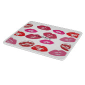 Kissing Red lips Thunder_Cove Snijplank (Hoek)