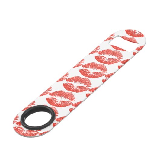 Kissing Red lips Thunder_Cove Speed Flessenopener (Achterkant Gekanteld)