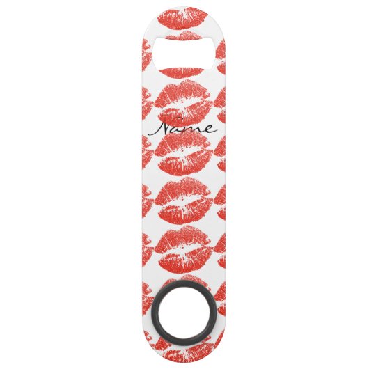 Kissing Red lips Thunder_Cove Speed Flessenopener (Voorkant)