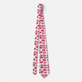 Kissing Red lips Thunder_Cove Stropdas (Achterkant)