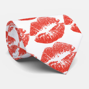 Kissing Red lips Thunder_Cove Stropdas