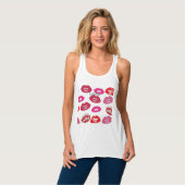 Kissing Red lips Thunder_Cove Tanktop (Volledige Voorkant)