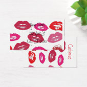Kissing Red lips Thunder_Cove Visitekaartje (Bureau)