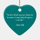 Kissing Reindeer Ornament (Achterkant)