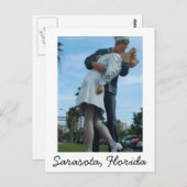 Kissing Sailor, Sarasota, FL Briefkaart (Voorkant / Achterkant)