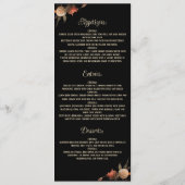 Kissing Skulls Menu Romantisch Gotisch Bruiloft Me (Achterkant)