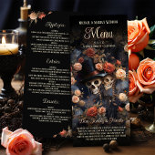 Kissing Skulls Menu Romantisch Gotisch Bruiloft Me