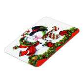 Kissing Snowman Couple Magneet (Linkerzijde)