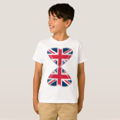 Kissing UK Hearts Flags T-shirt (Voorkant volledig)