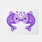 KISSING VIS DEURMAT (Voorkant)