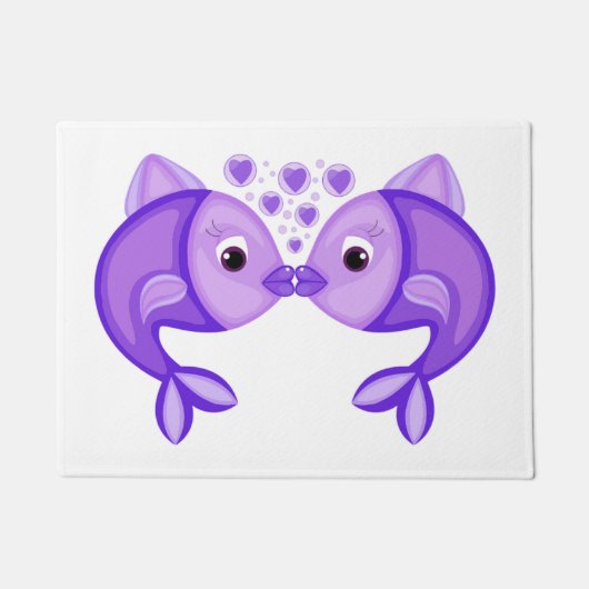 KISSING VIS DEURMAT (Voorkant)