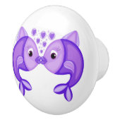 KISSING VIS KERAMISCHE KNOP (Rechts)