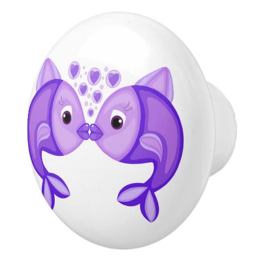 KISSING VIS KERAMISCHE KNOP (Rechts)