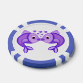 KISSING VIS POKER CHIPS (Enkel)