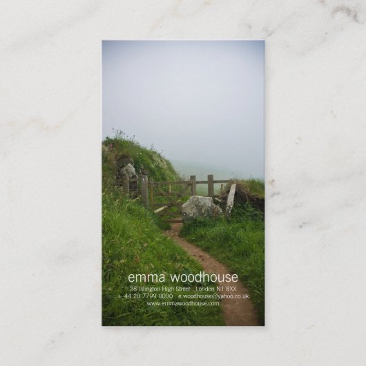 Kissinggate Visitekaartje (Voorkant)