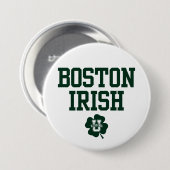 KissingU.com - BOSTON IRISH Ronde Button 7,6 Cm (Voorkant /achterkant)