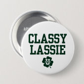 KissingU.com - CLASSY LASSIE Ronde Button 7,6 Cm (Voorkant /achterkant)