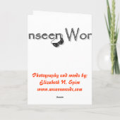 KissMouse 1 Feestdagen Kaart (Achterkant)